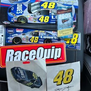 (8) Racing memorabilia